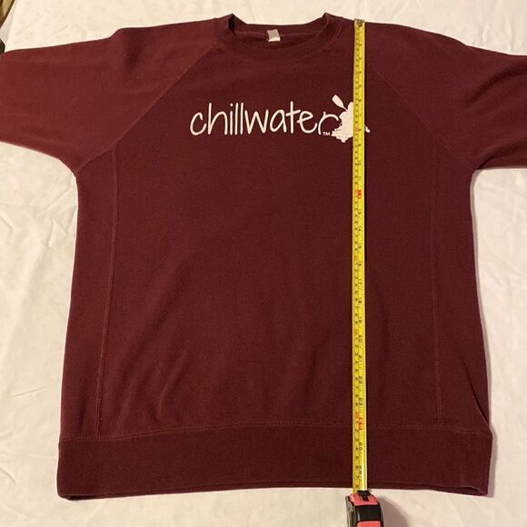 Chillwater Classic Kayak Maroon Sweatshirt EUC - Picture 5 of 5